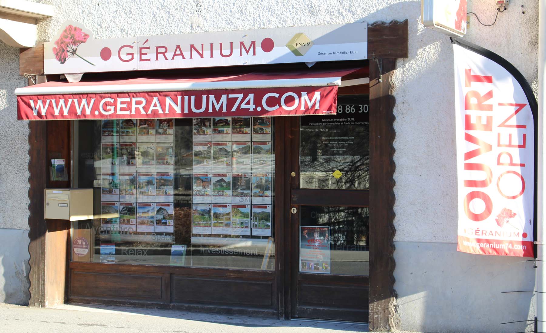 Ventes de propriétés géranium